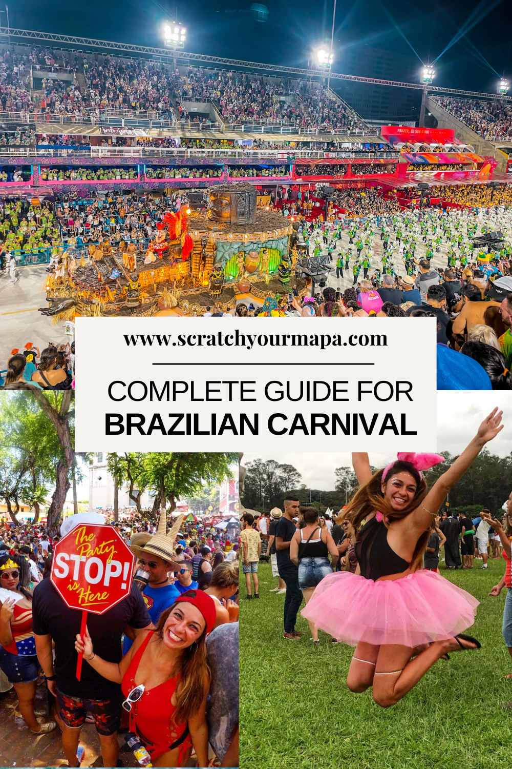 the carnival in Brazil pin