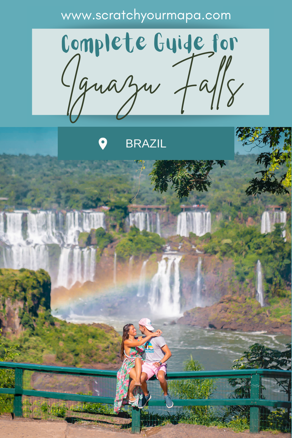 Brazil Side of Iguazu Falls Pin