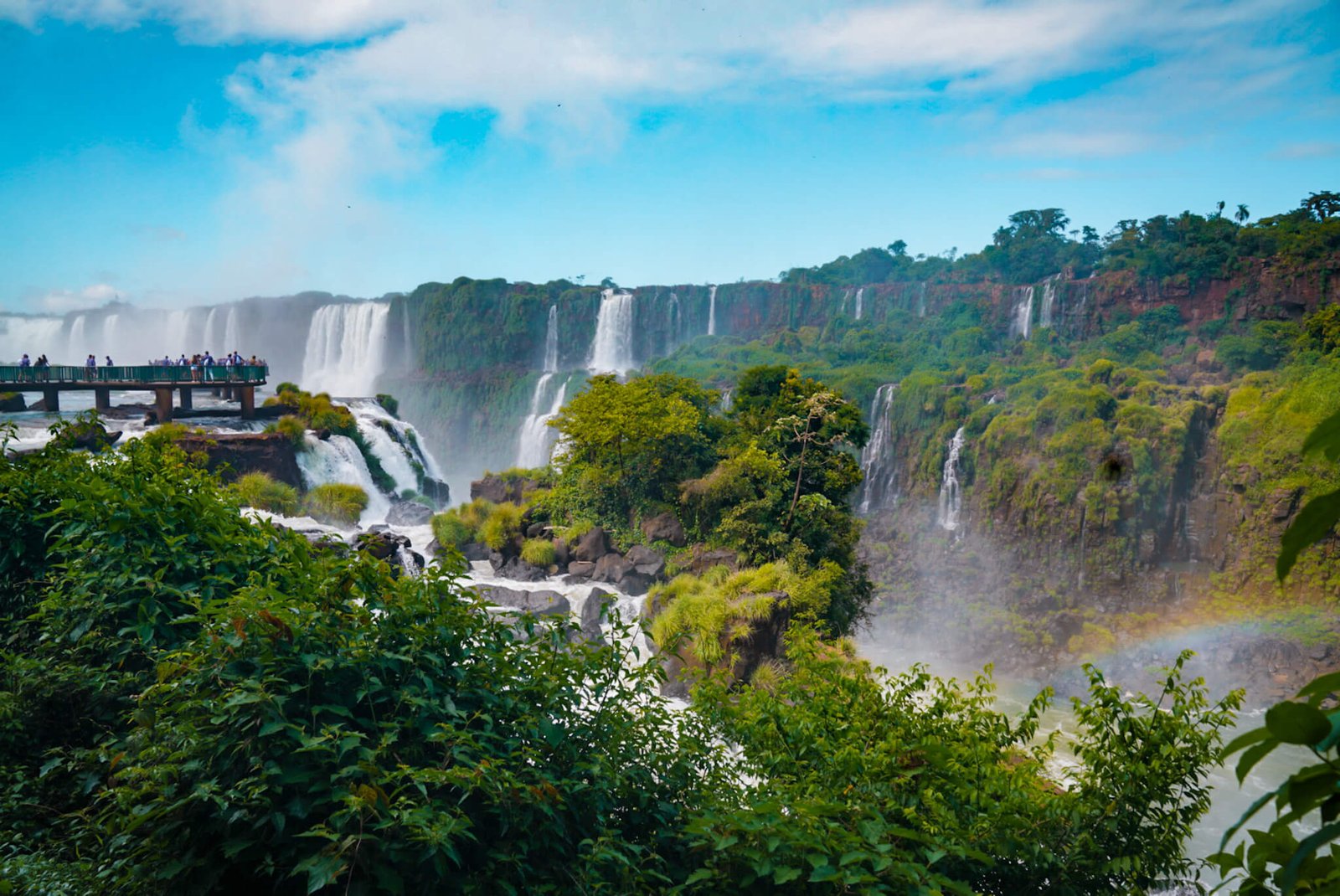Brazil side of Iguazu Falls