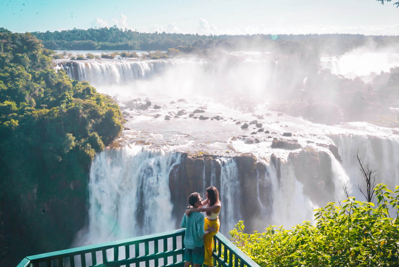 Brazil side of Iguazu Falls viewpoint