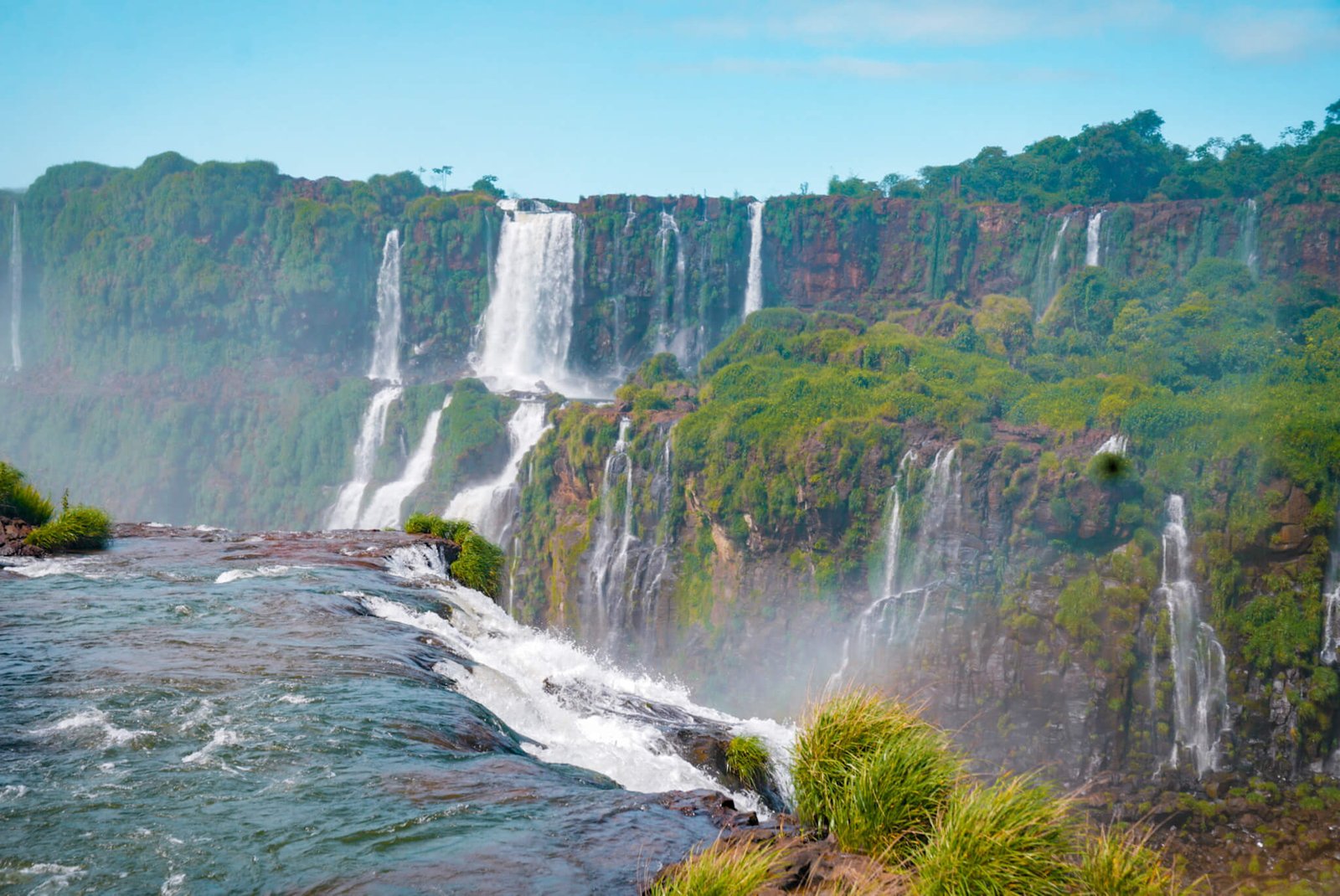 Brazil side of Iguazu Falls