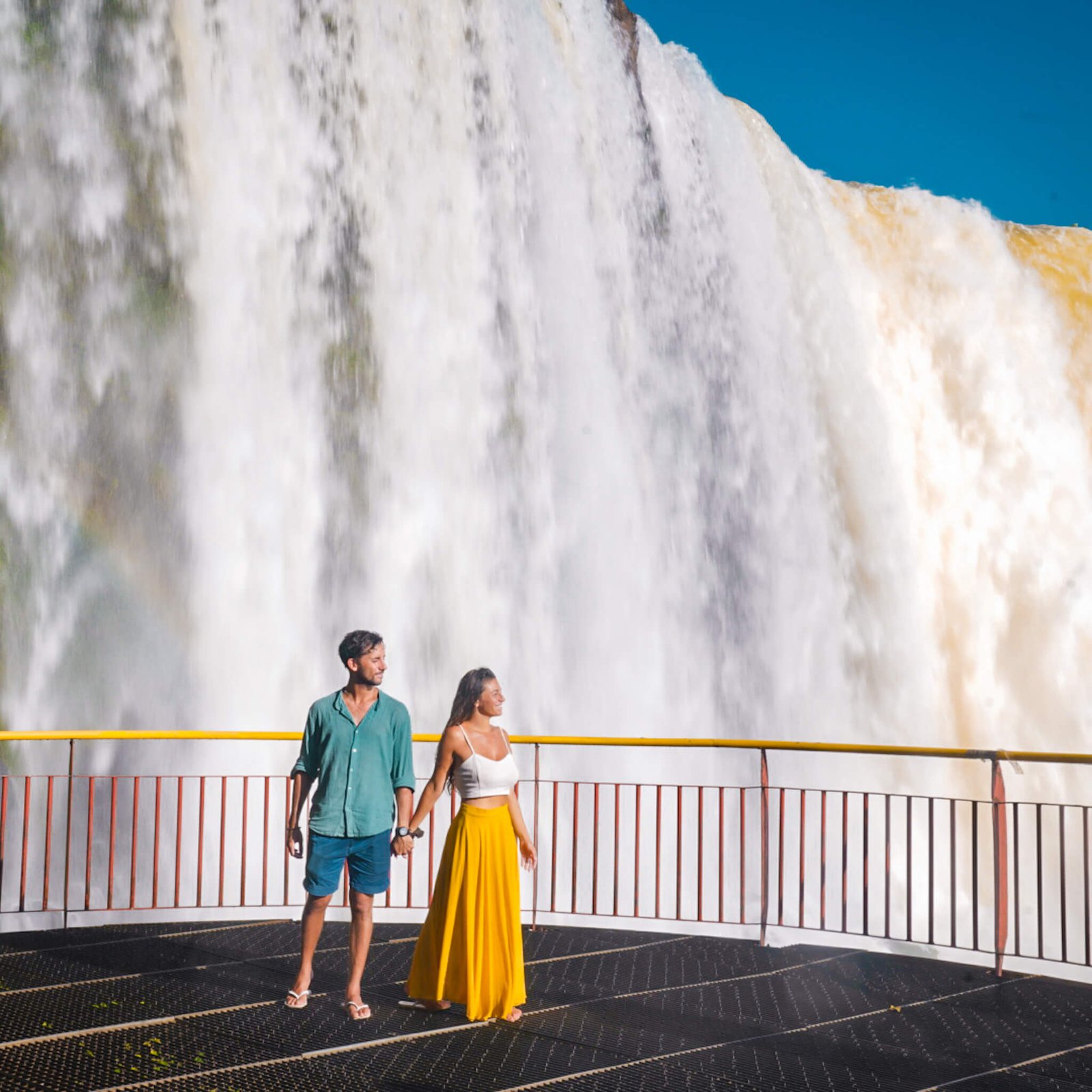 Brazil side of Iguazu Falls final platform