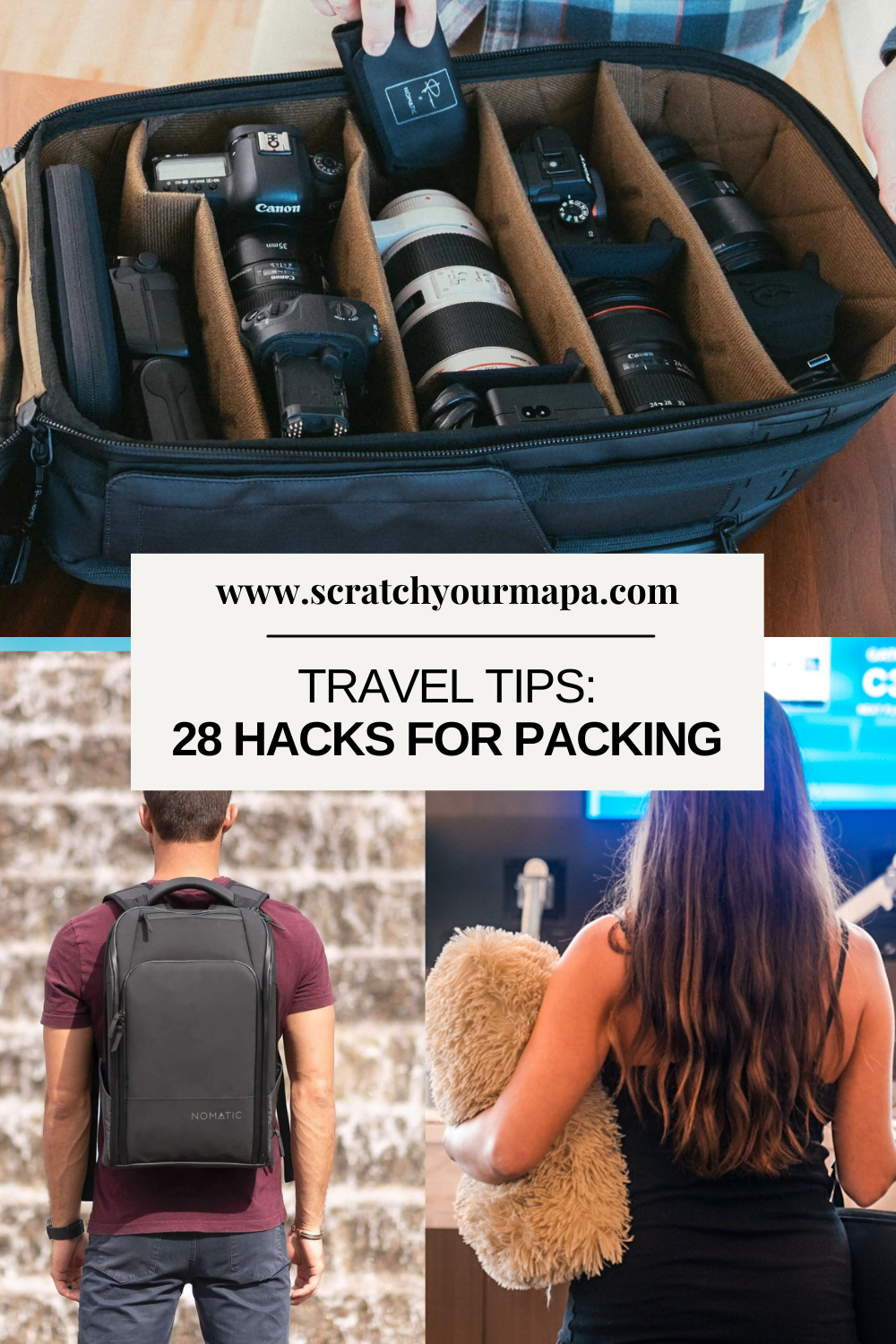 packing tips for travelers pin