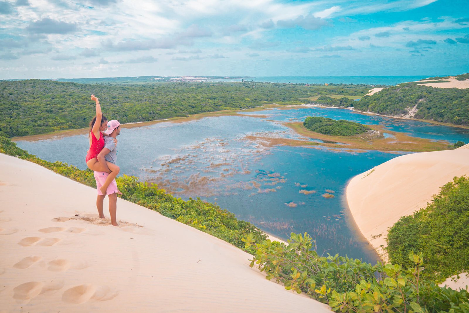 Jenipabu lagoon, things to do in Natal, Brazil