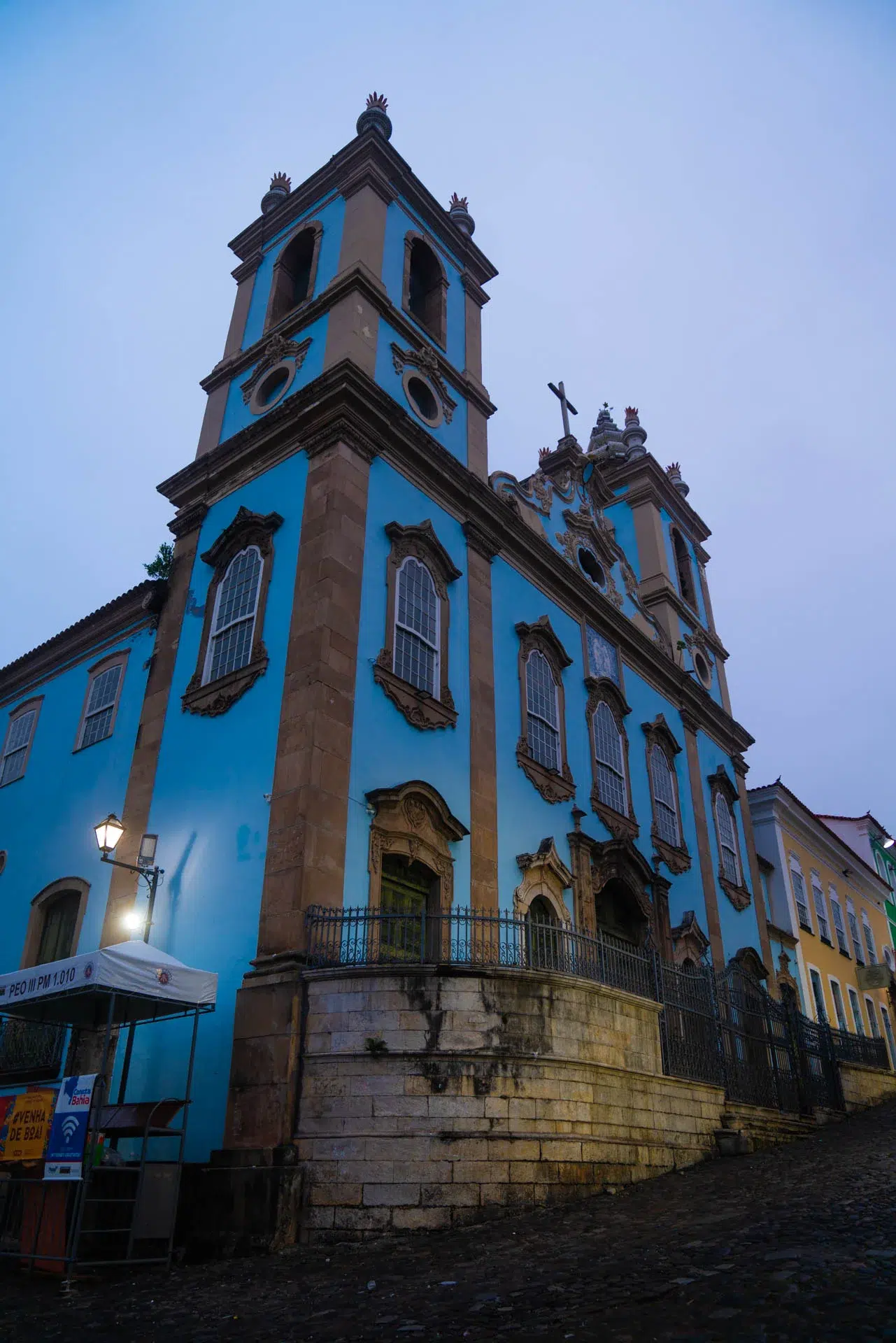blue church in Salvador de Bahia, things to do in Salvador, Brazil