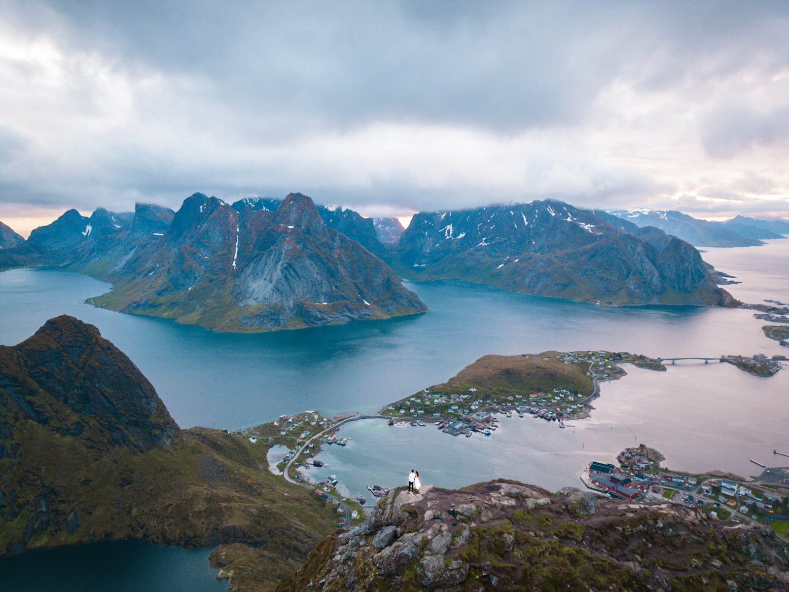 drone shots in Norway