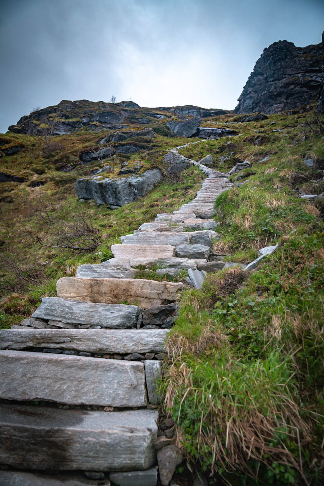 stairs on the Reinebringen hike