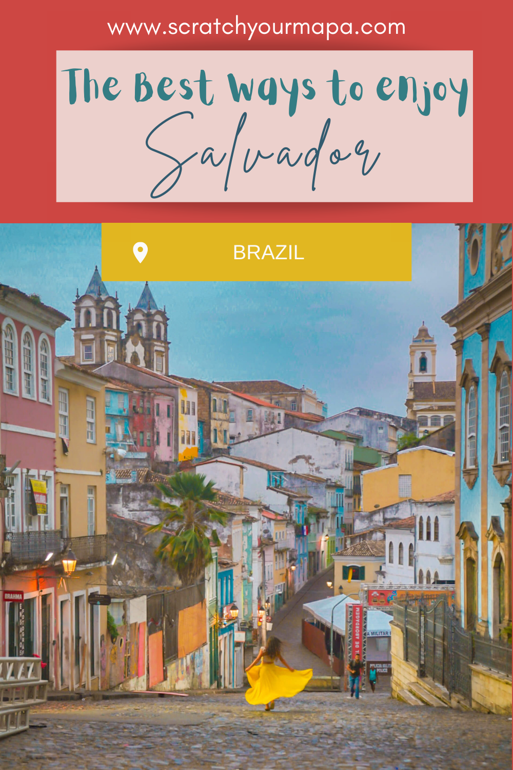 things to do in Salvador, Brazil pin