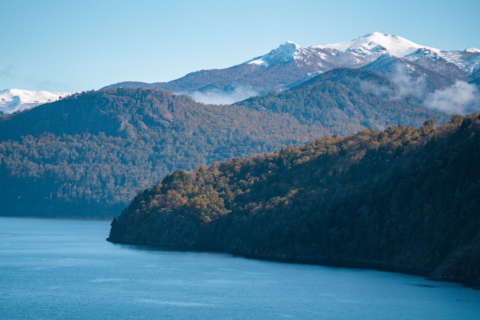 Route of the seven lakes in Argentina