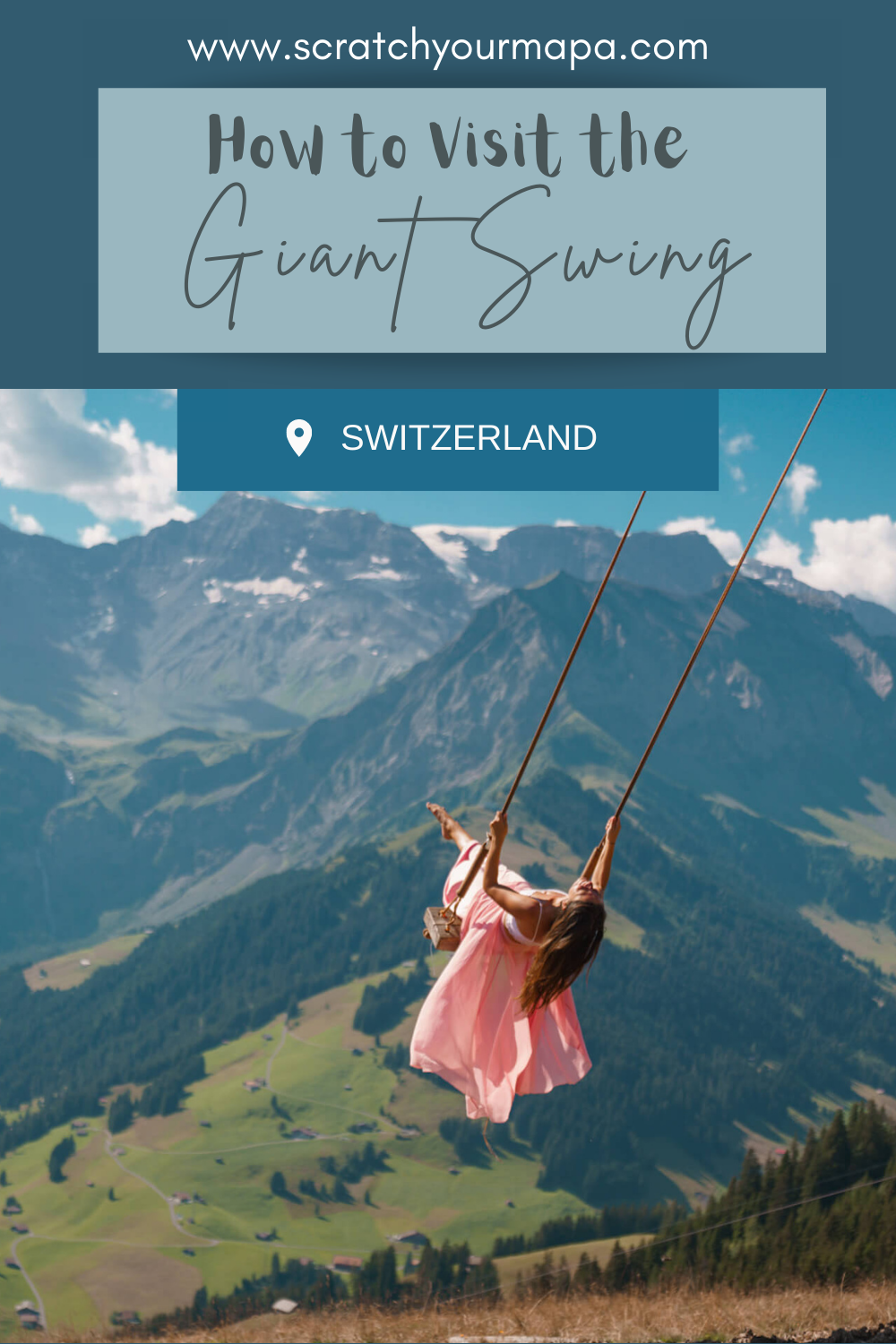 the Giant Swing in Adelboden, Switzerland
