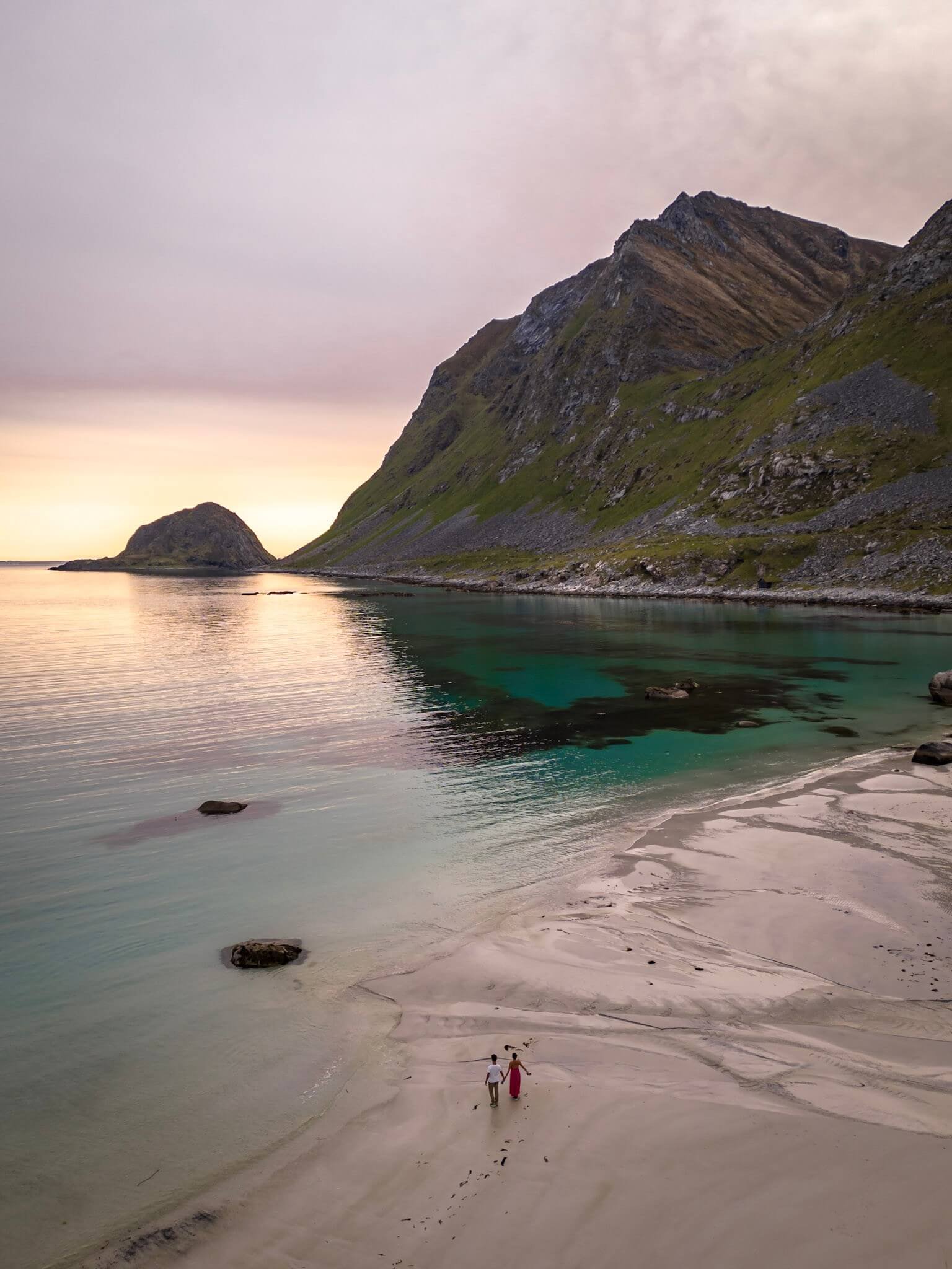 sunset in Lofoten