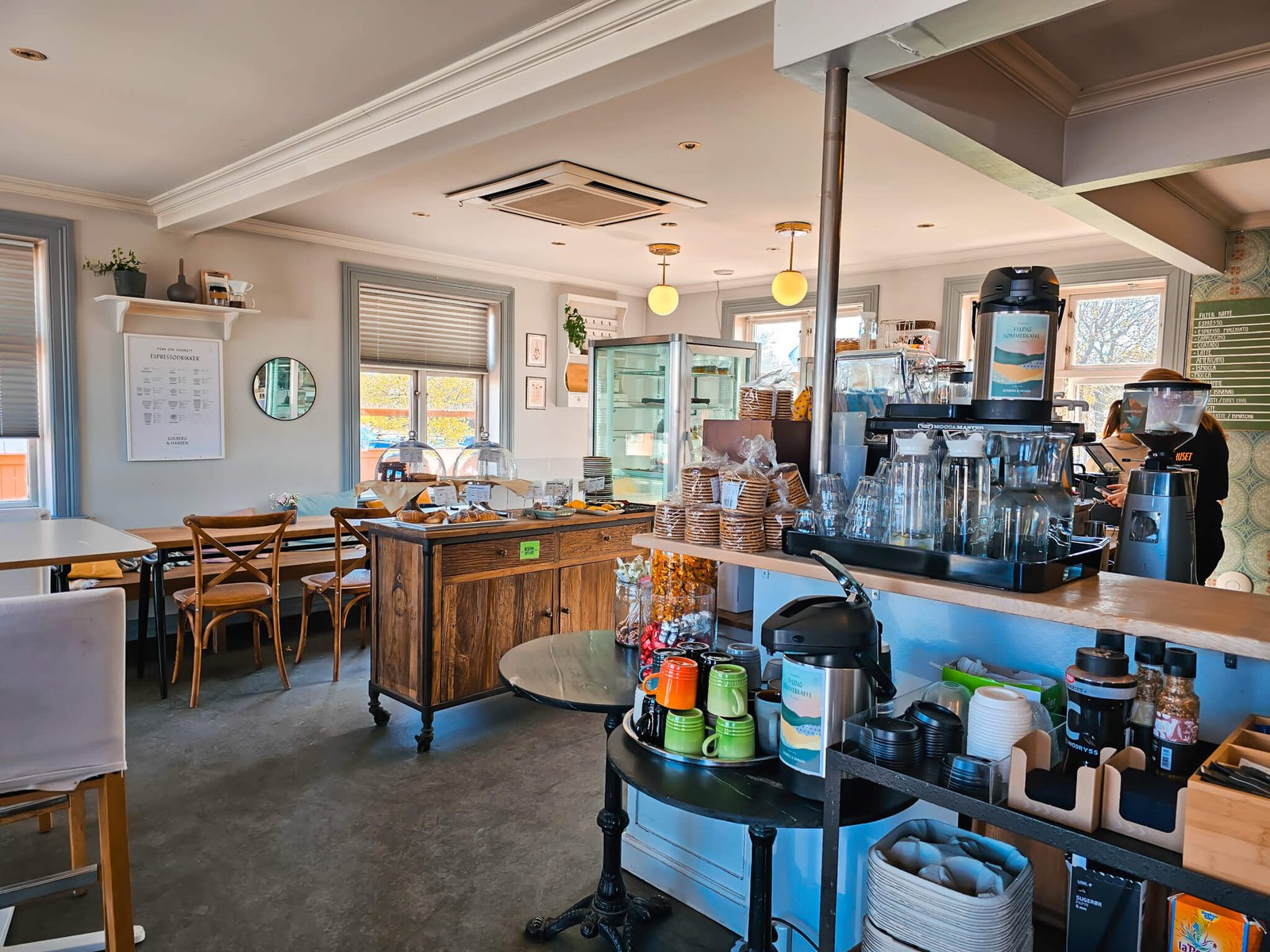 coffee shop, Lofoten Islands in Norway