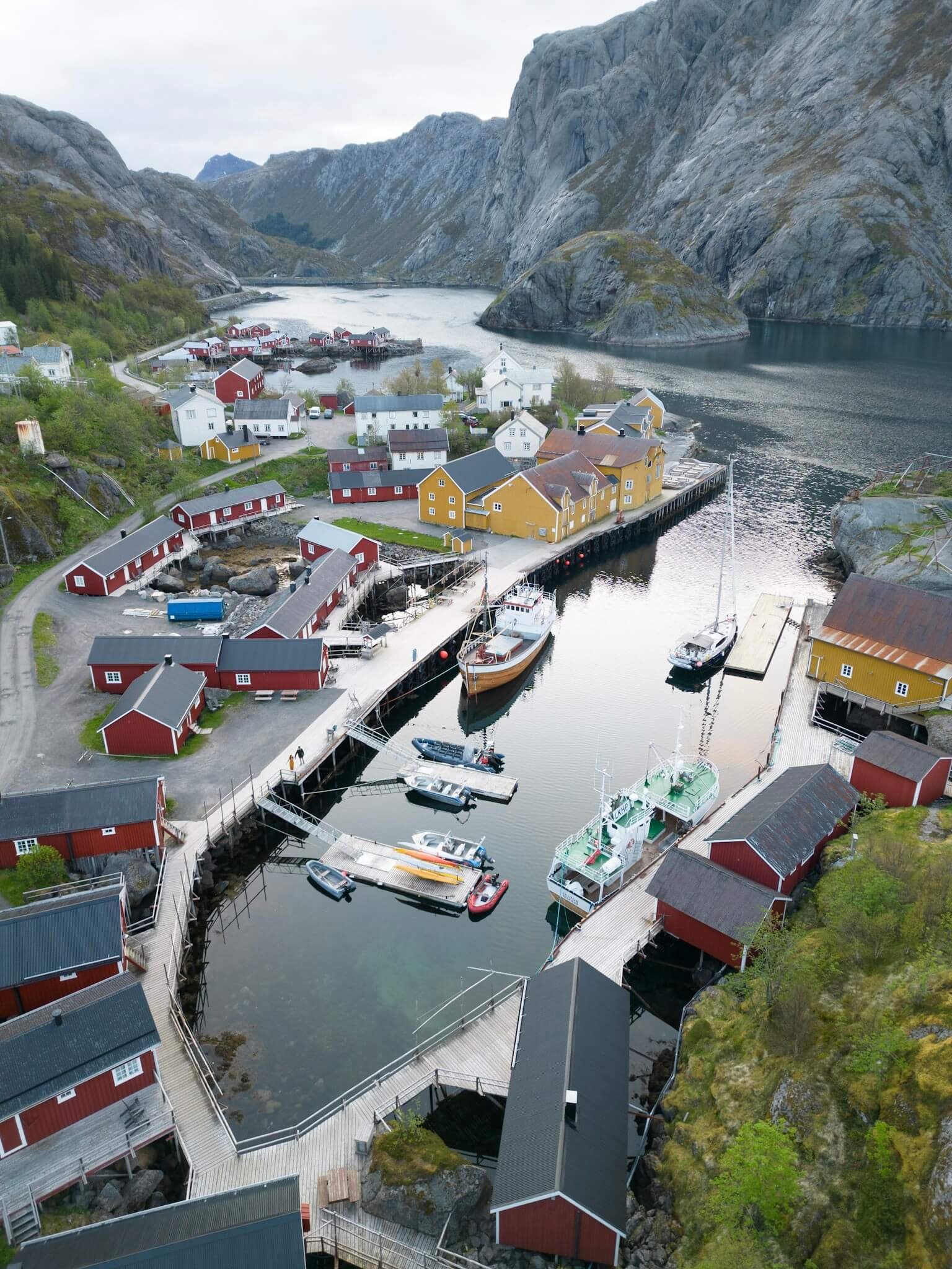 Nusfjord, Lofoten Islands in Norway