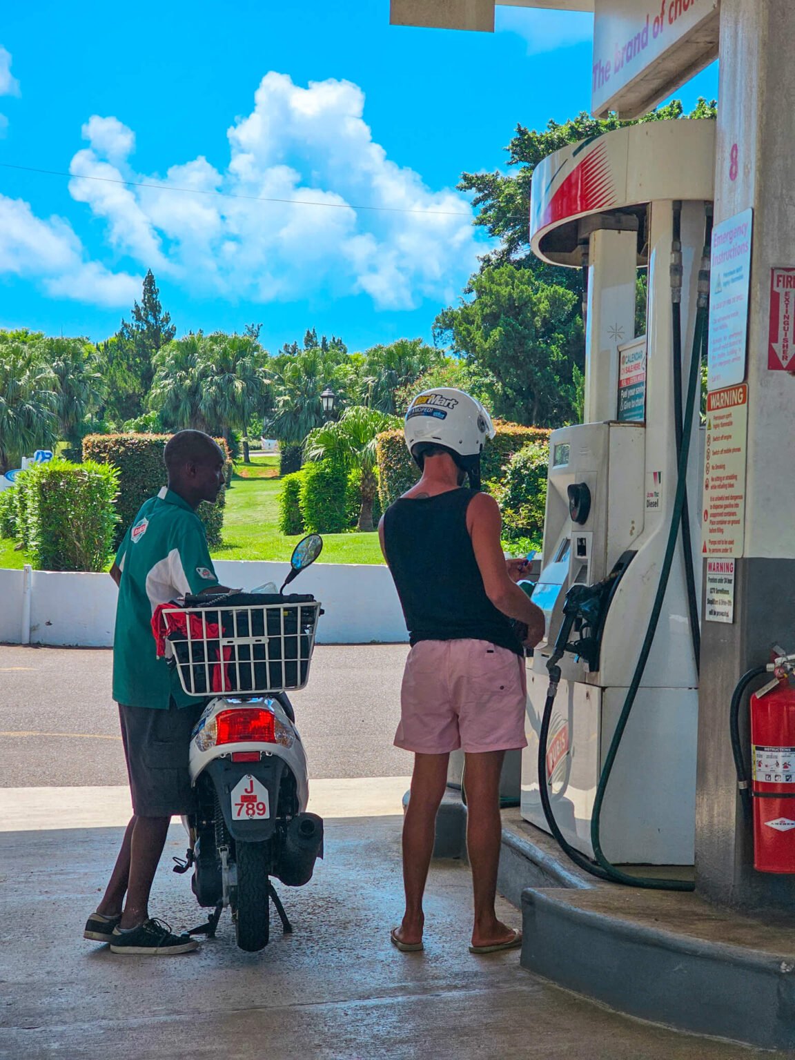 gas station in Bermuda