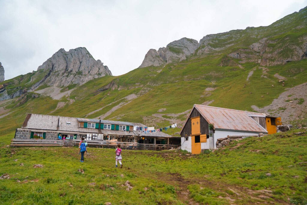 hiking from Schafler Ridge to Seealpsee