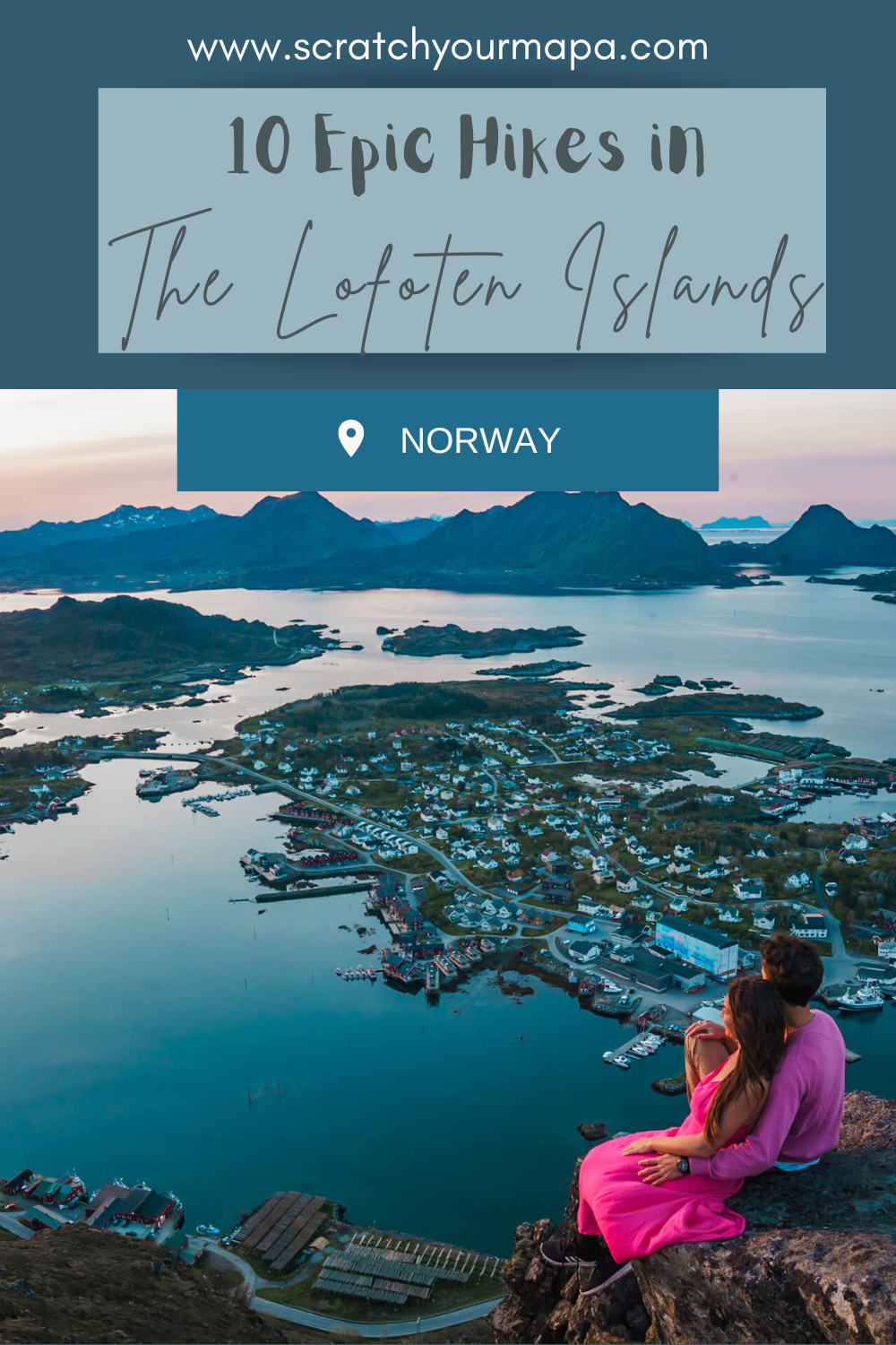 the best hikes in the Lofoten Islands pin