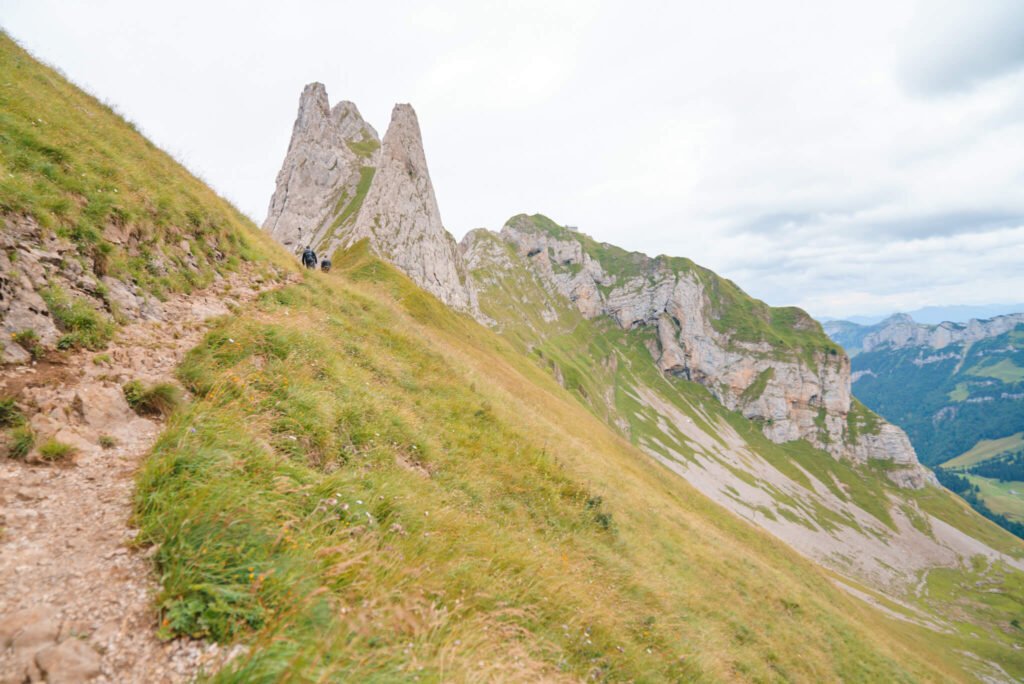 hiking Schafler Ridge in Switzerland