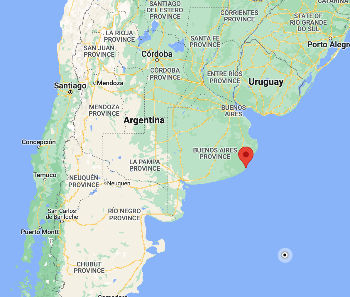 where is Mar del Plata in Argentina