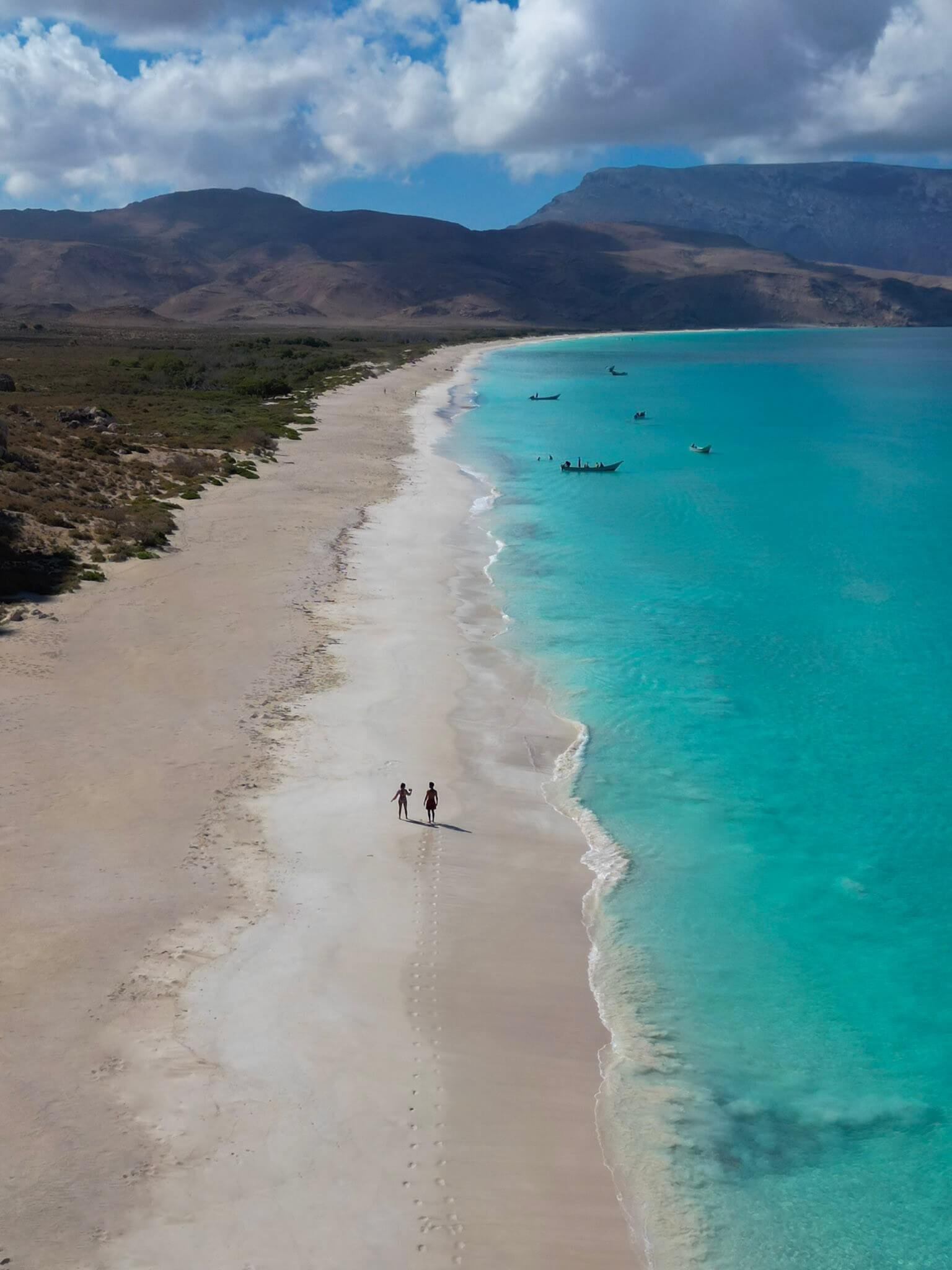 beaches on the island of Socotra, Yemen
