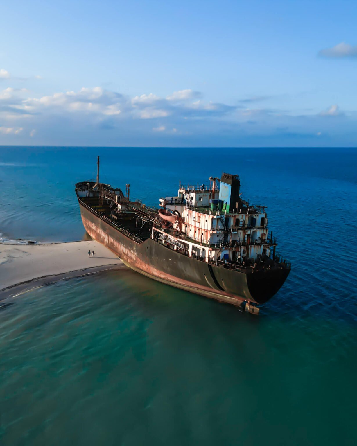ship wreck in Socotra
