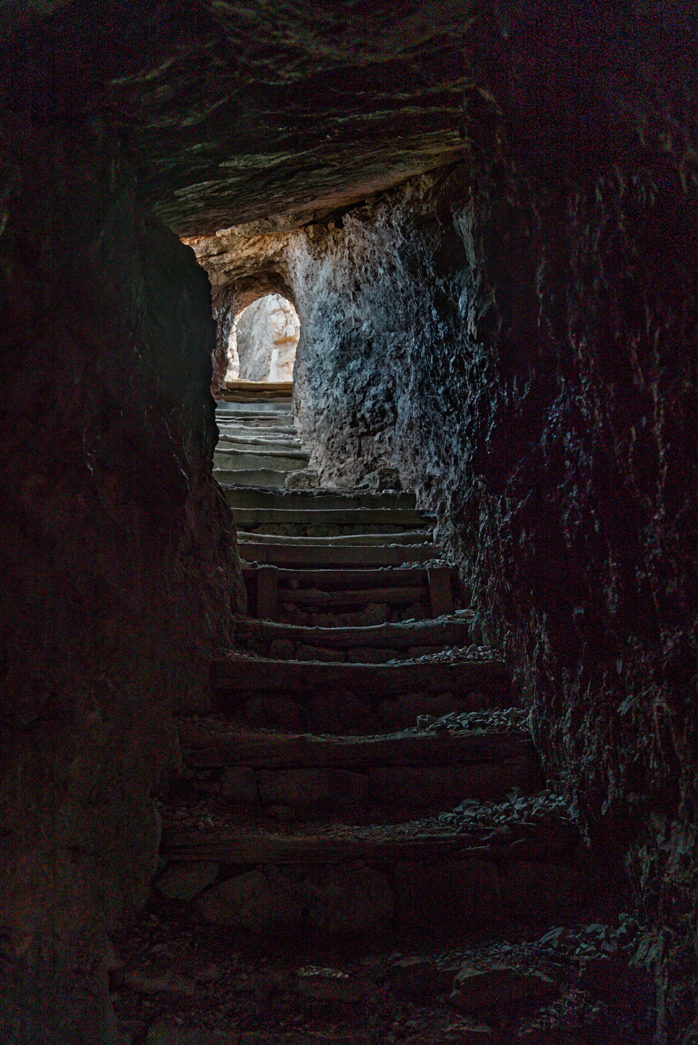 tunnels at Tre Cime di Lavaredo