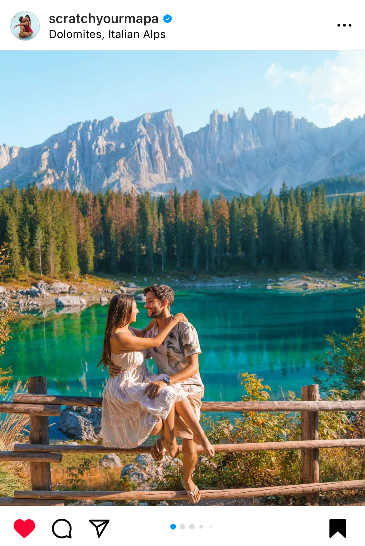 Lago di Carezza, Dolomites in Italy