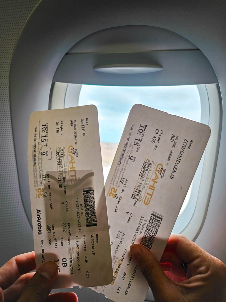 flight tickets to Socotra