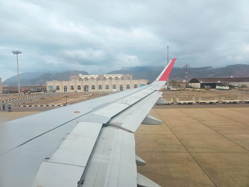 flying out of SOsoctra