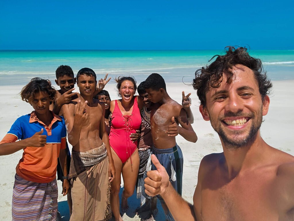 football on the beach in Sooctra
