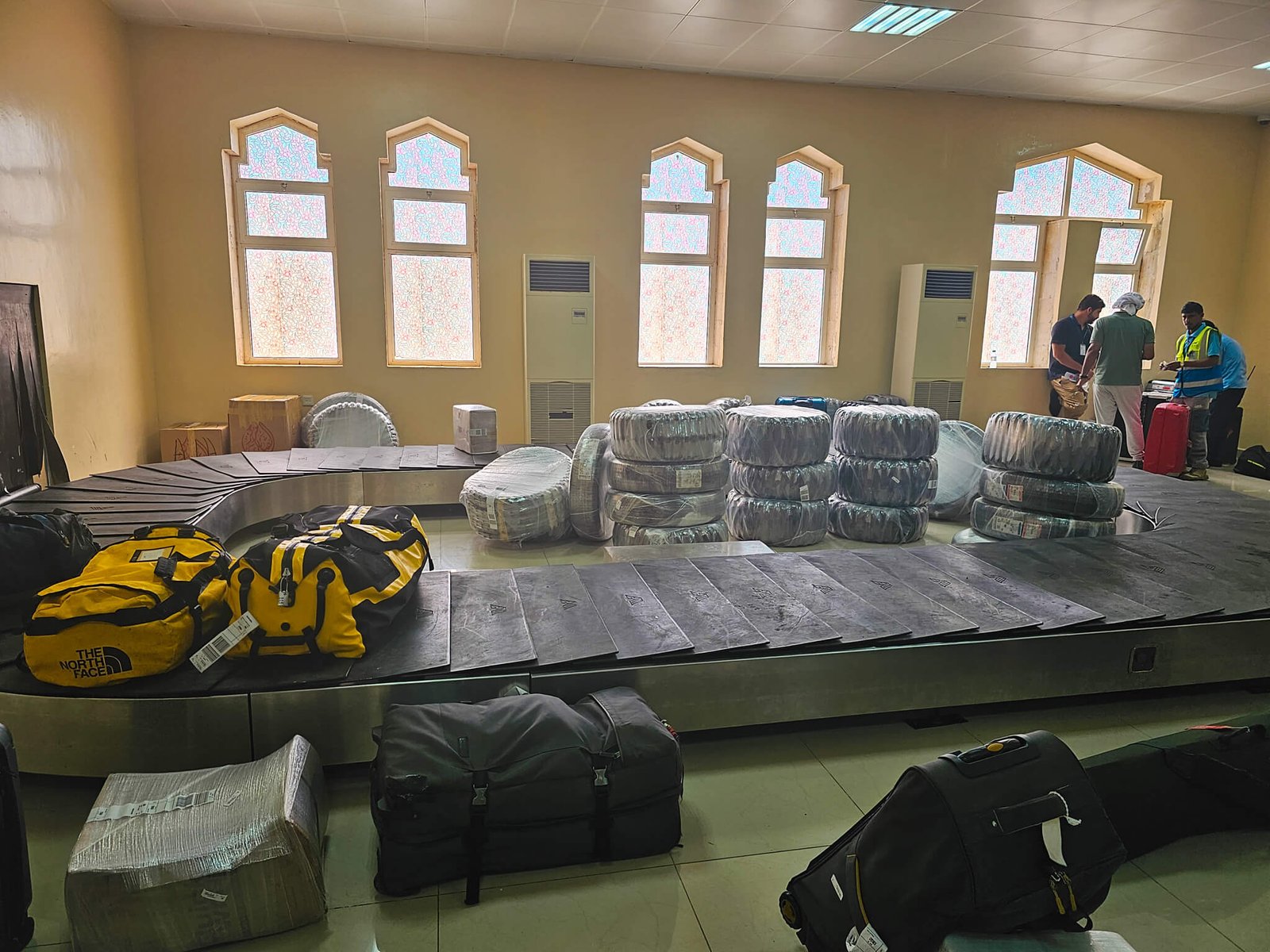 Socotra island airport luggage belt