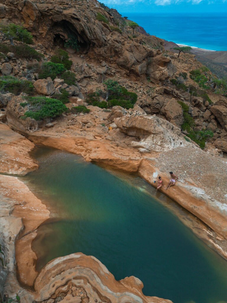 natural pool in Socotra
