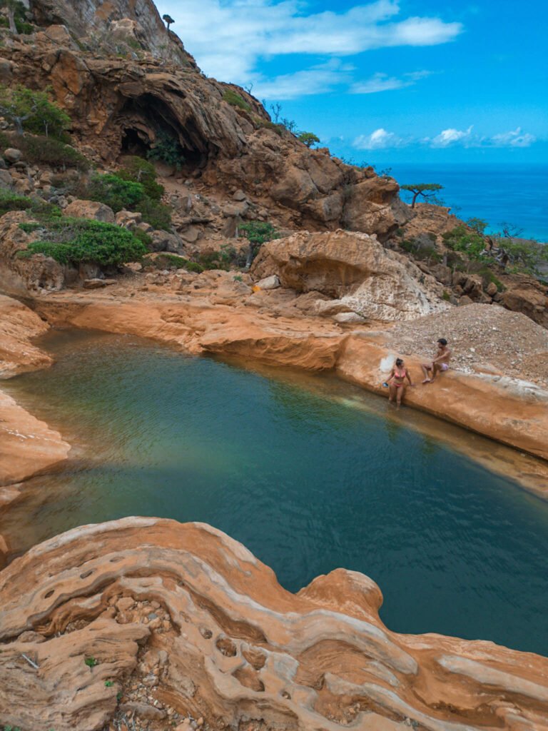 natural pool in Socotra