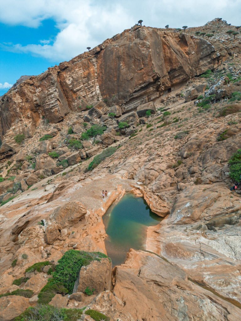 natural pool in Socotra