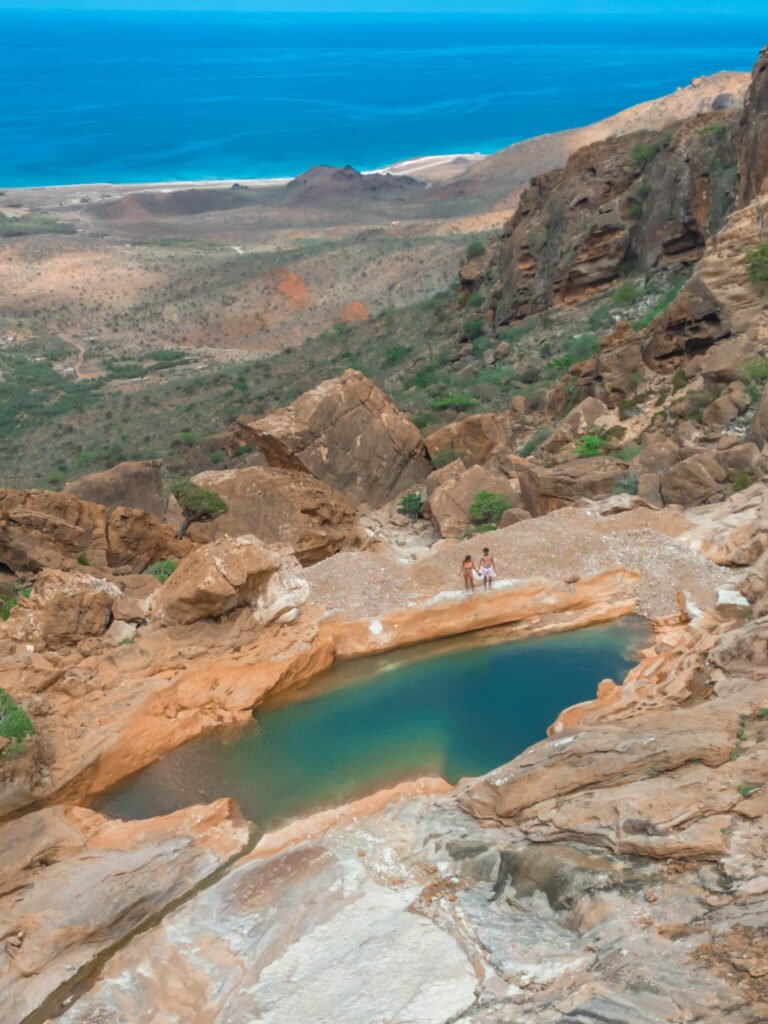 natural pool in Socotra