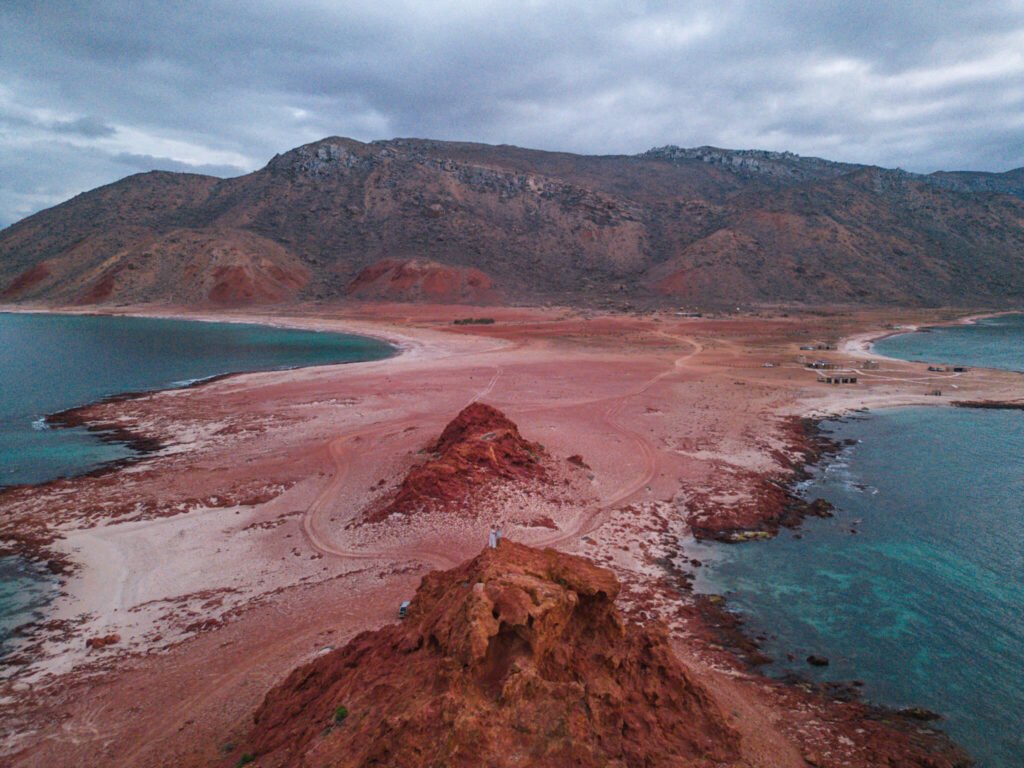 red beach in Socotra