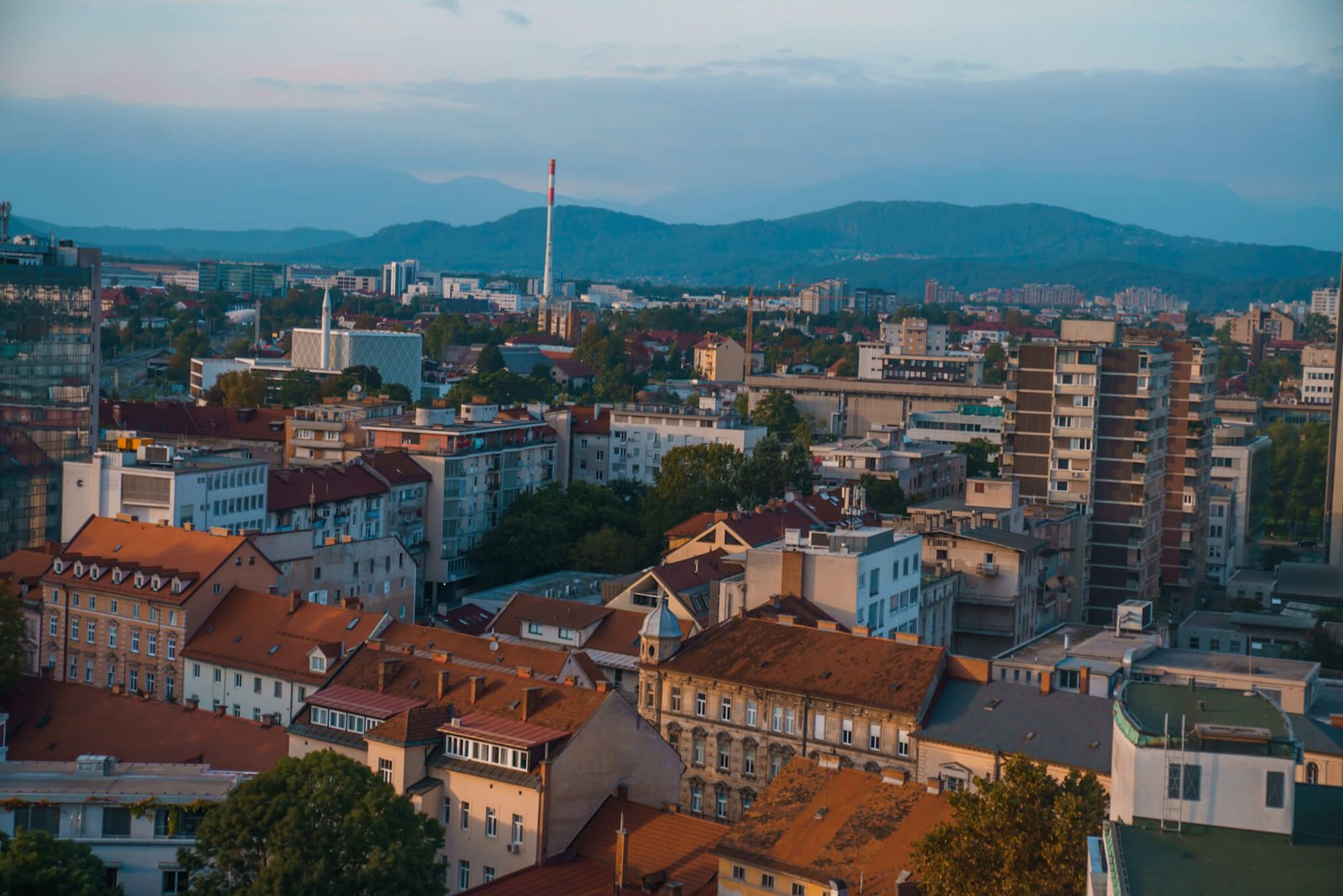 rooftop in Ljubljana, is Ljubljana worth visiting