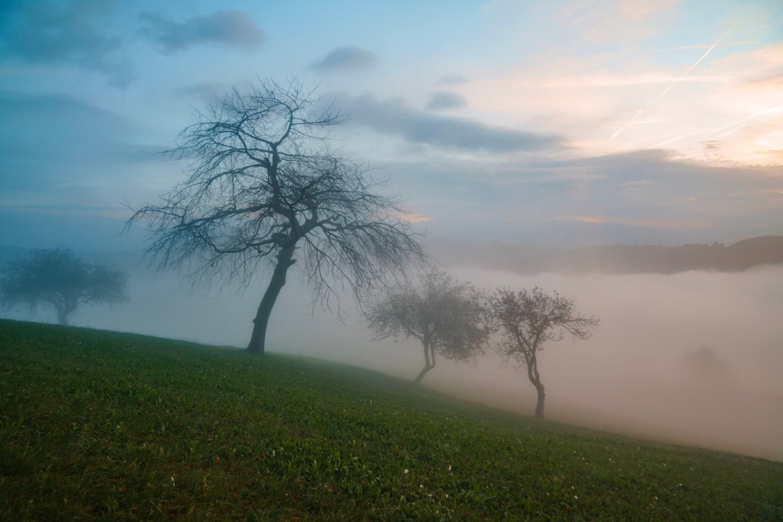 eerie morning in Slovenia