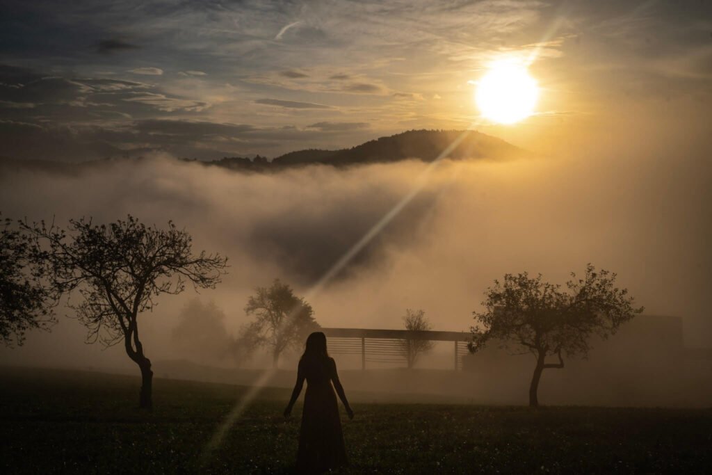 sunrise in Slovenia at Sveti Tomaz