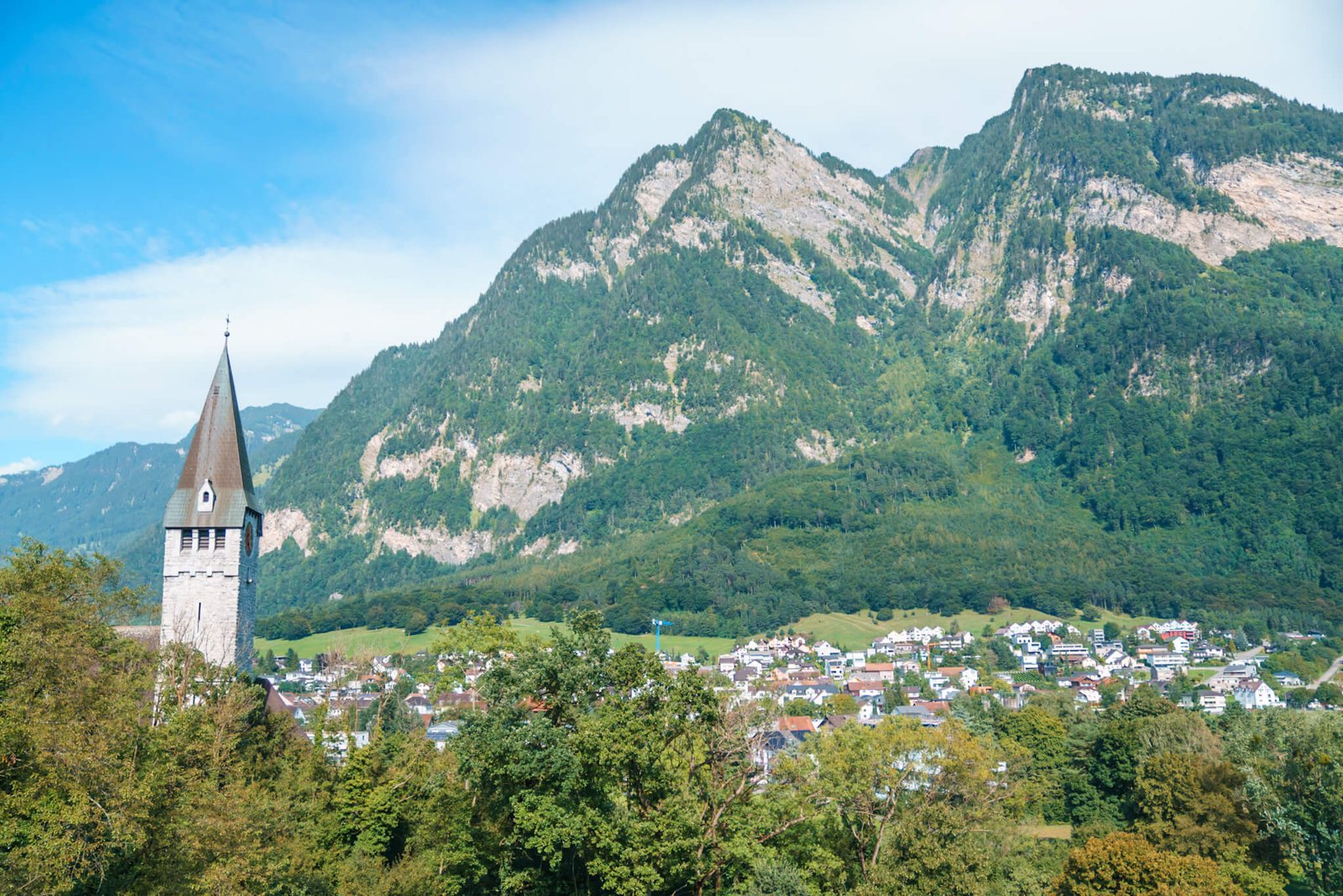 Balzers, visiting Liechtenstein