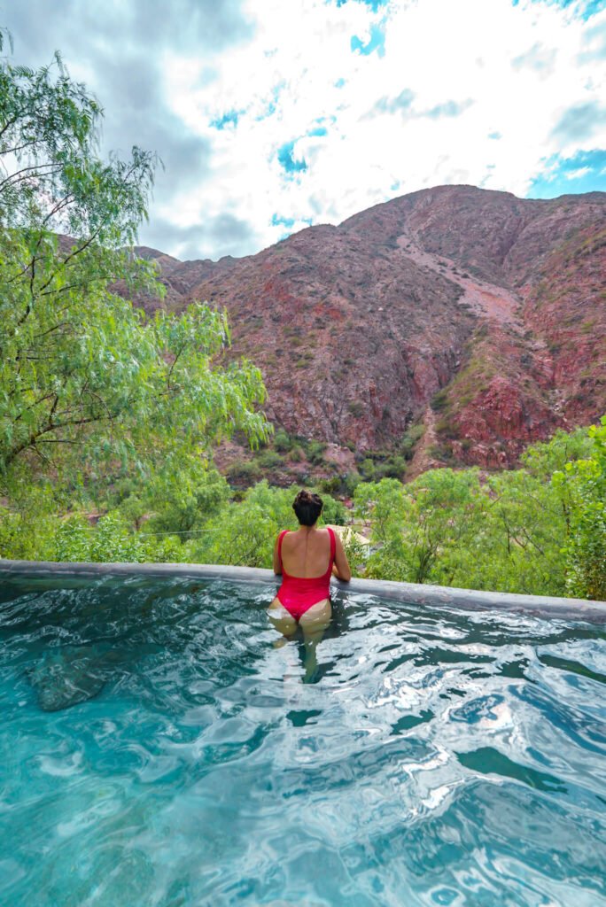 Cacheuta hot springs, Mendoza in Argentina