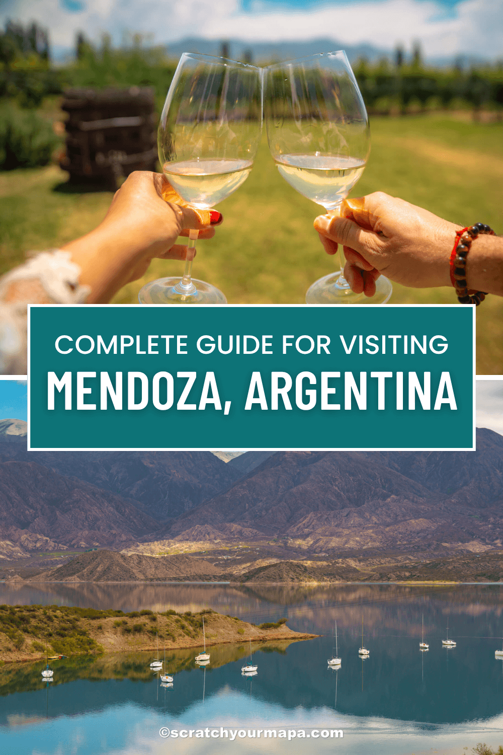 Mendoza Argentina travel guide pin