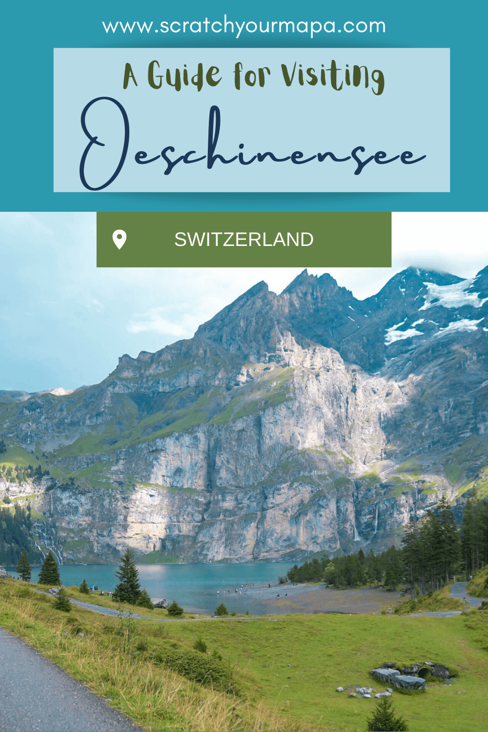 Oeschinensee Switzerland pin