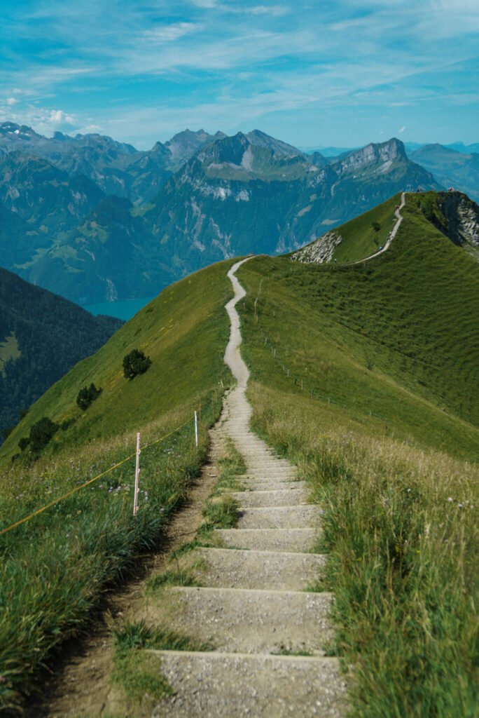 Stoos ridge hike in Switzerland