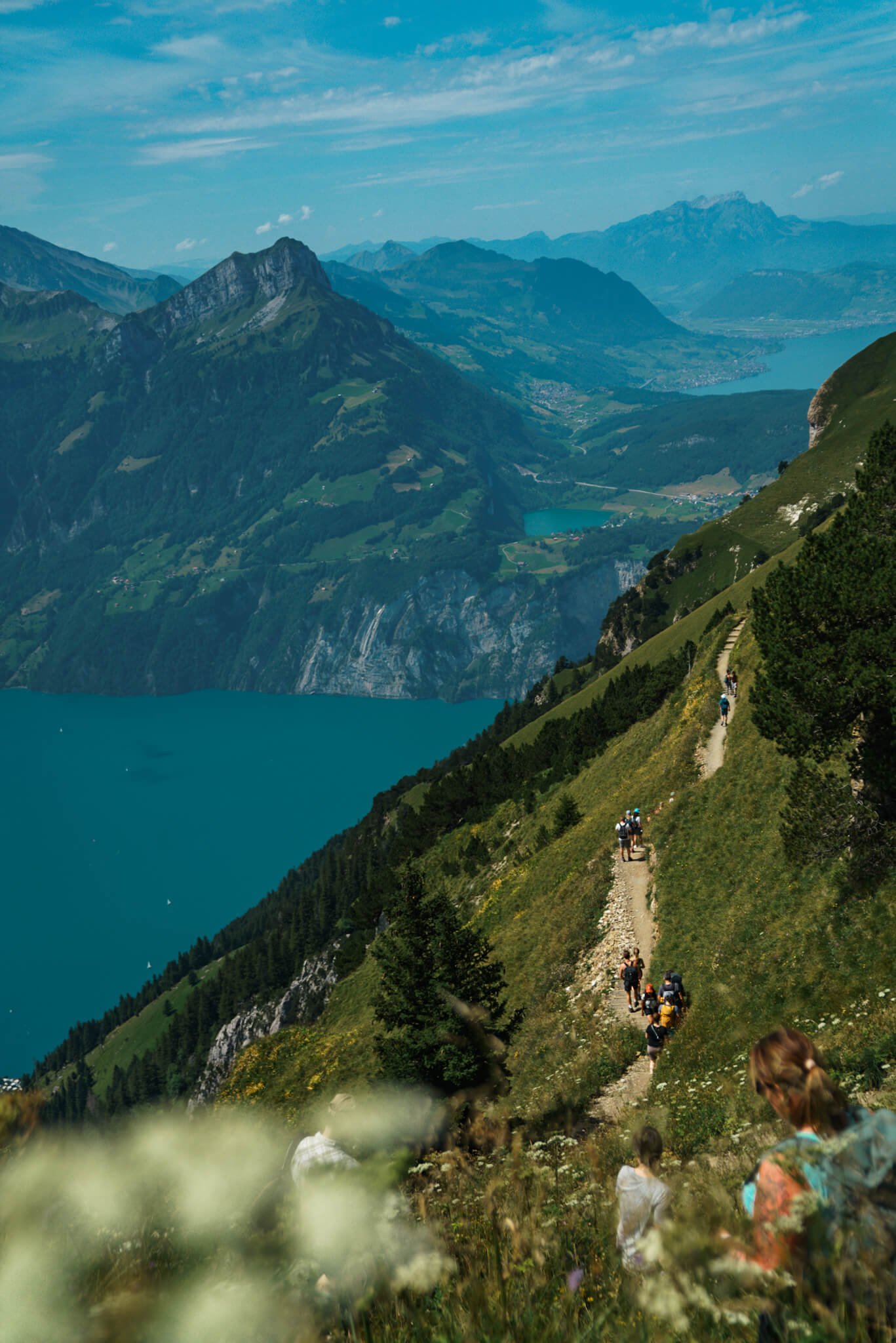 Stoos RIdge hike in Switzerland