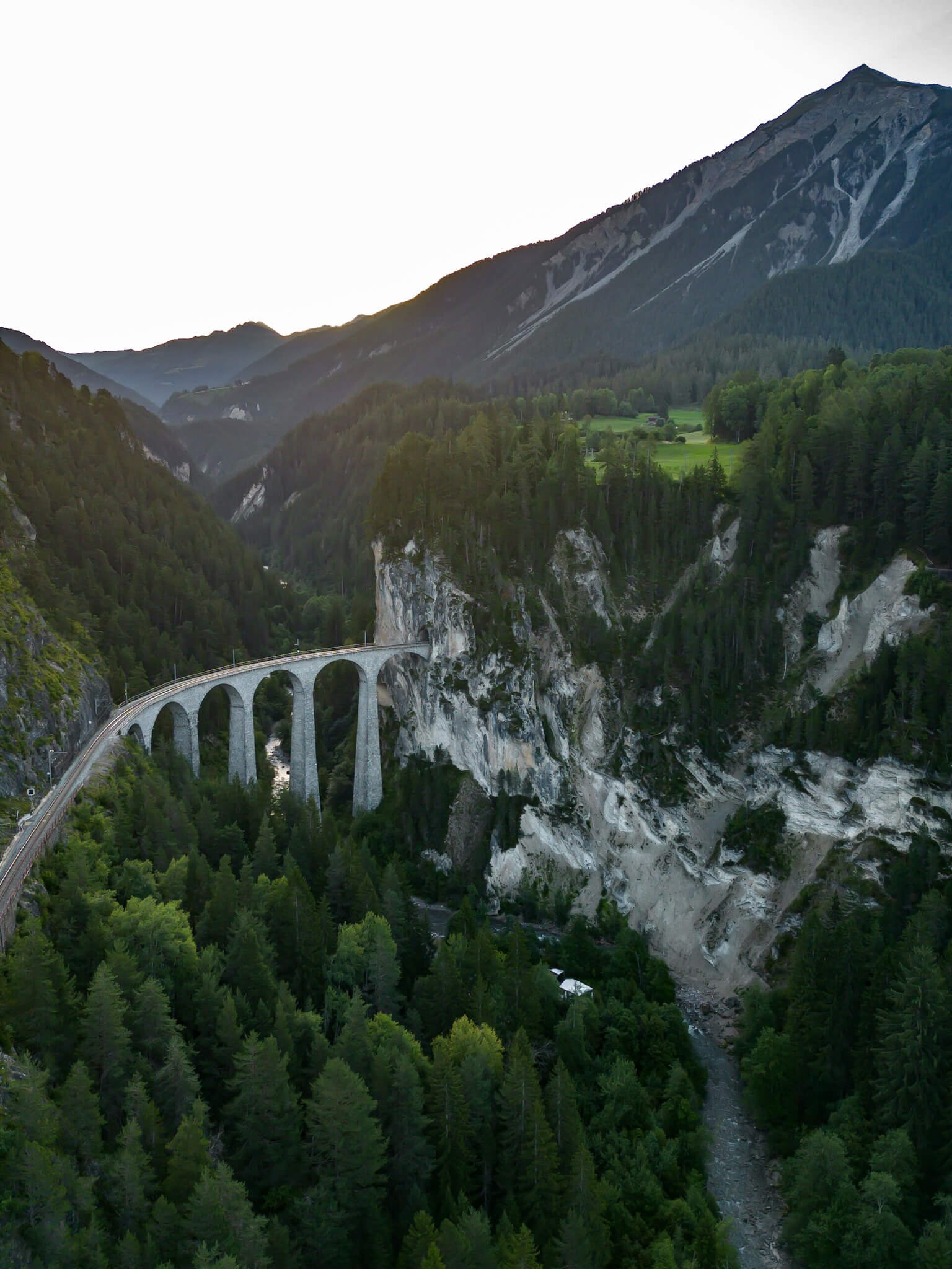 Landwasser Aqueduct, good places to go in Switzerland