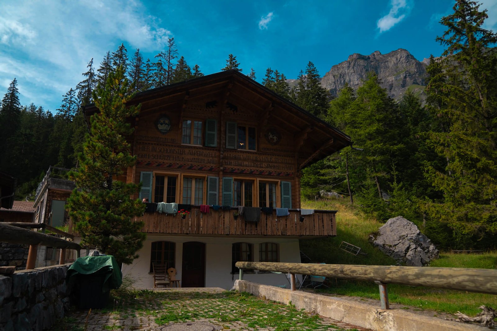 cabin at Oeschinensee Switzerland