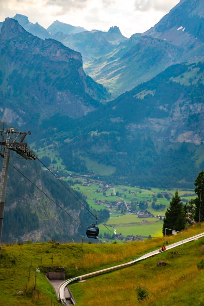 Oeschinensee mountain coaster in Switzerland
