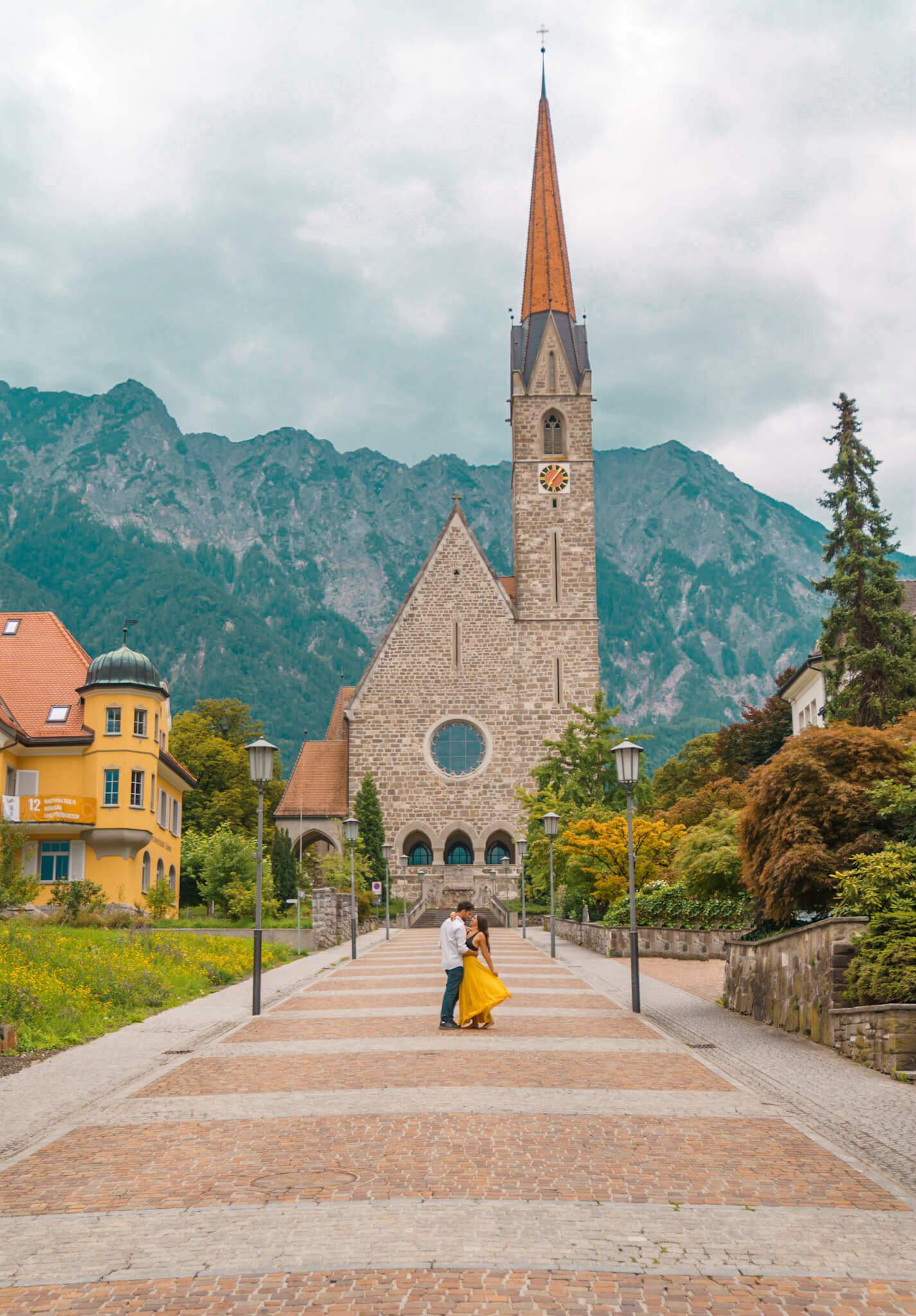 cute church in Vaduz, things to do while visiting Liechtenstein