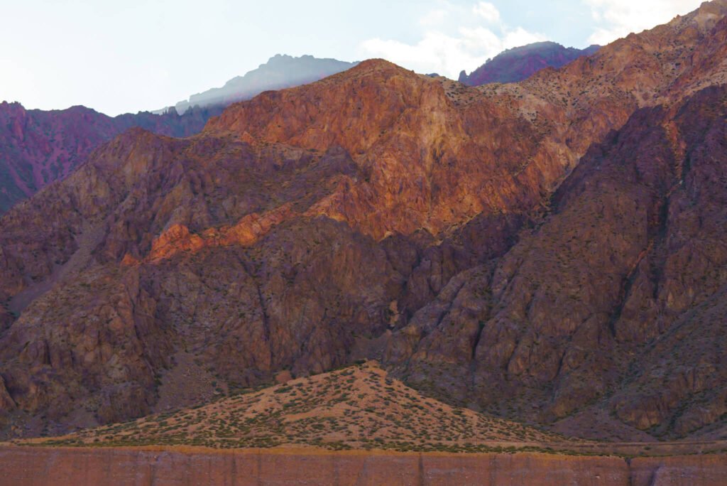driving from Chile to Mendoza in Argentina