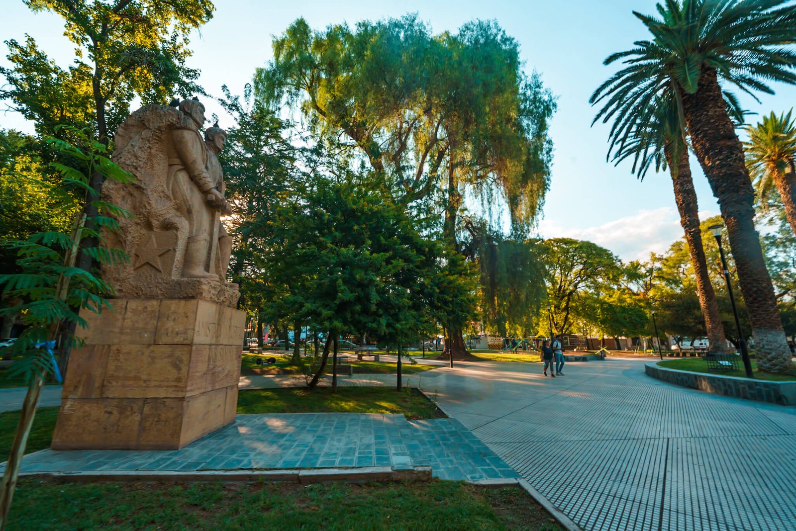 plaza in Mendoza, Argentina